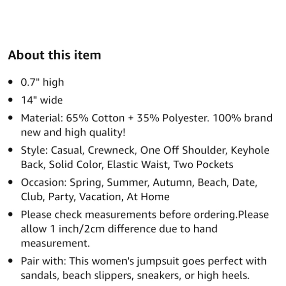 Elegant Black Women's Jumpsuit Short Sleeves - Picture 5 of 6